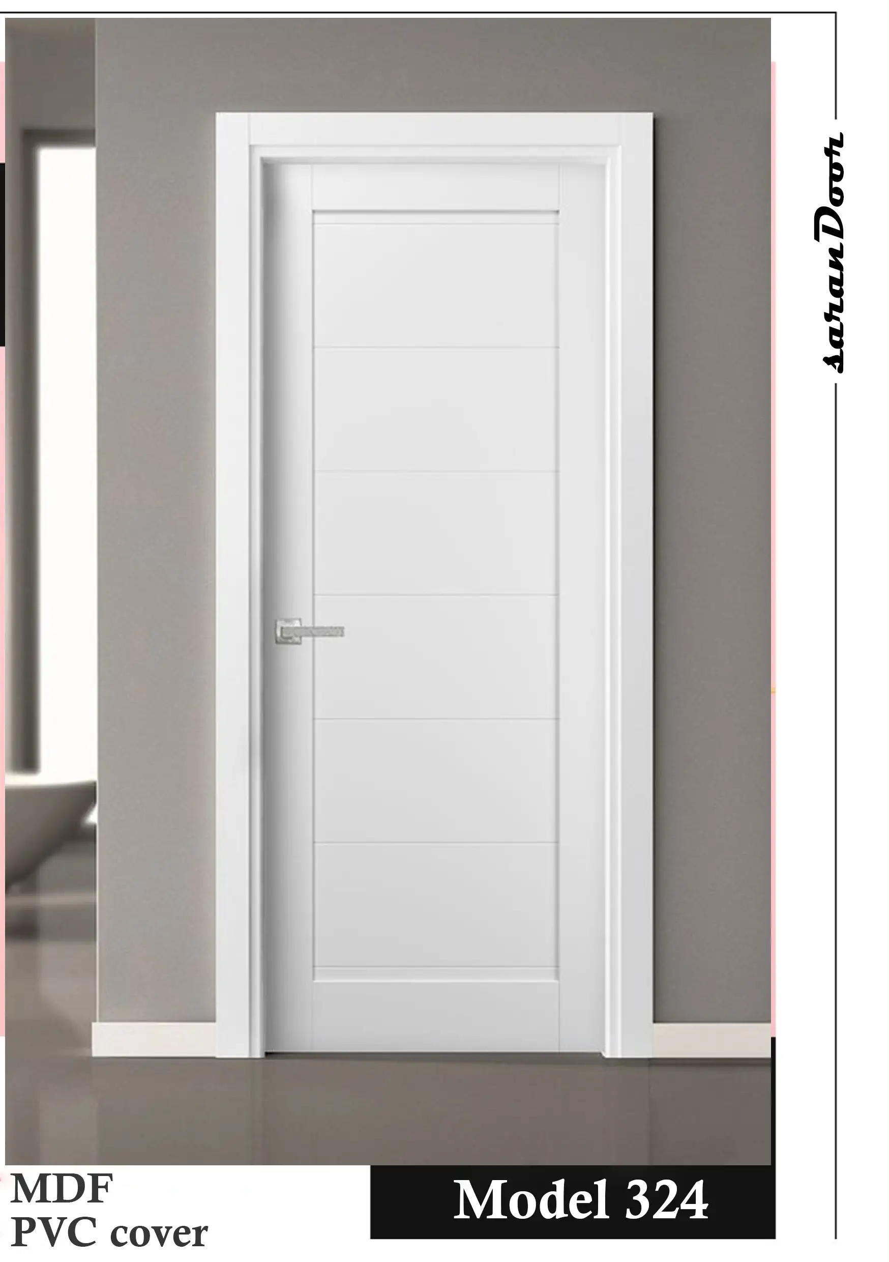 درب داخلی ام دی اف مدل ۳۲۴