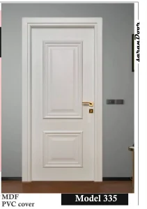 درب MDF مدل 335 با روکش PVC | درب داخلی کلاسیک