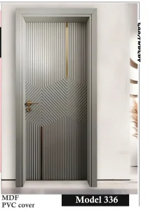 درب MDF مدل 336 با روکش PVC | درب داخلی مدرن
