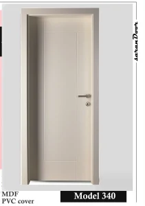 درب اتاقی MDF مدل 340 با روکش PVC