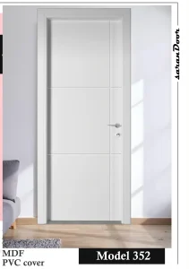 درب اتاقی مدل 352 MDF با روکش PVC