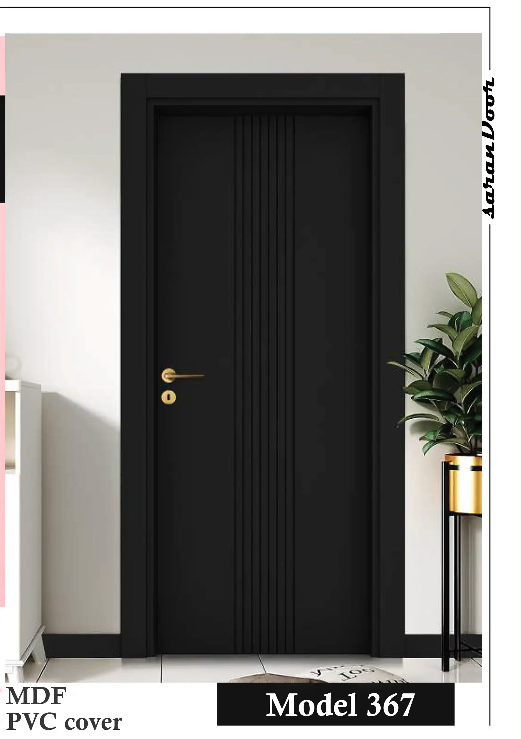 درب MDF مدل 367 با روکش PVC